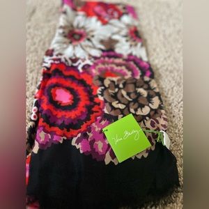 NWT Vera Bradley Soft Fringe Scarf Rosewood